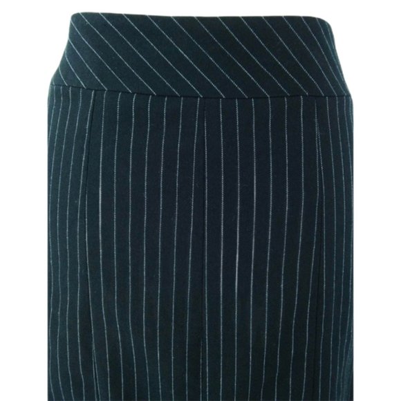 Apostrophe Skirt SZ 12 Petite Pinstripe Pleated - Picture 5 of 8